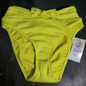 JcPenny Sugar Beach Lemon Yellow Swimwear Bottom